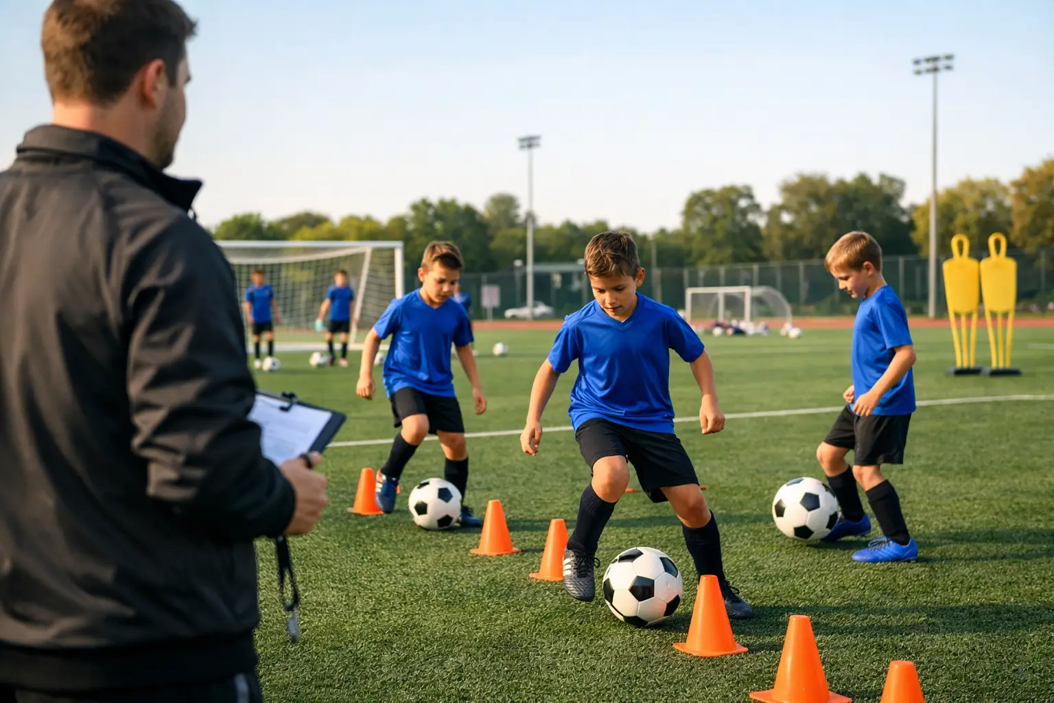 Structured Weekly Soccer Academy Training